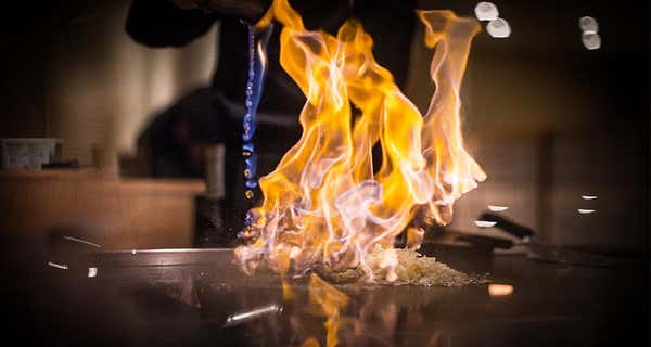 Mat som flamberes på Yasuragi, Nordic Choice Hotels