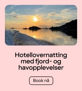Hotellovernatting med fjord- og havopplevelse